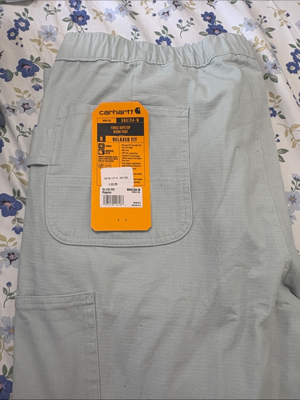 Carhartt Relaxed Fit Work Pants in Light Sage
